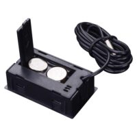 Mini digital thermometer Black.