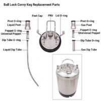 Ball lock Corny keg replacement parts