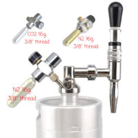 Co2, N2 cartridge 16g, 3-8 thread_illus
