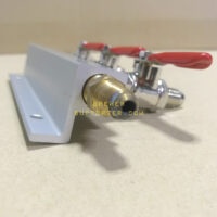 Gas manifold 3 lines 3/8" MFL thread_