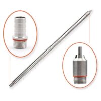 SS bottling filter wand