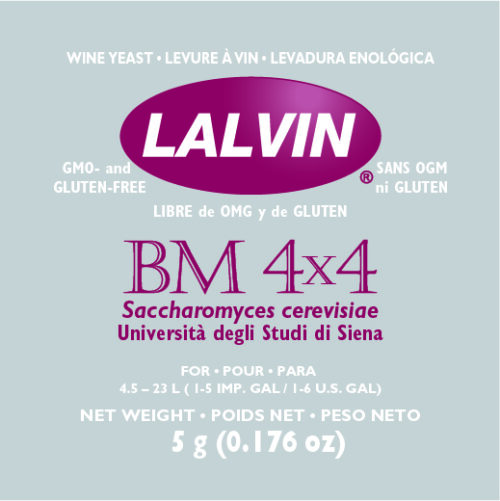ยีสต์หมักไวน์ Lalvin BM4x4.