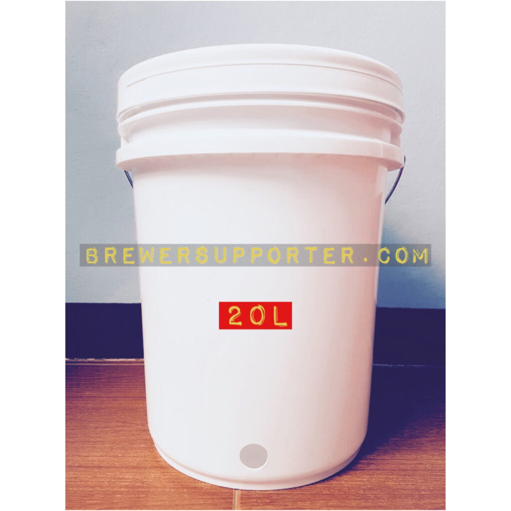 Bucket 20L II - เจาะรูสำหรับใส่ก๊อก - BrewerSupporter