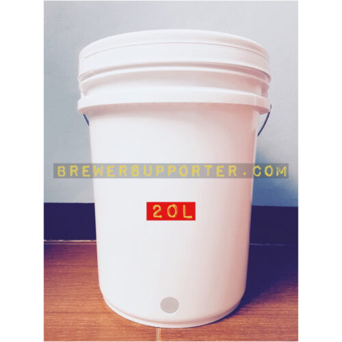 20L bucket with a hole for a spigot
