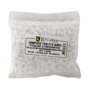 L.D. Carlson – Campden Tablets
