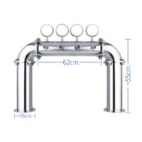 ทาวเวอร์ U-shaped beer tower for 4 taps.