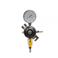 Secondary Co2 regulator wall barb 1/4" outlet.