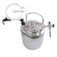 6L ball lock corny keg with picnic tap and mini regulator.