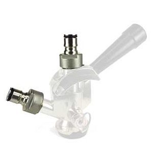 Keg coupler adapter kit_gas and liquid posts
