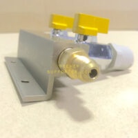 Gas manifold 2 lines speedfit 3/8" OD LLDPE tube_