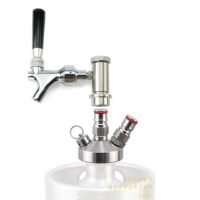 Flow control ball lock disconnect.