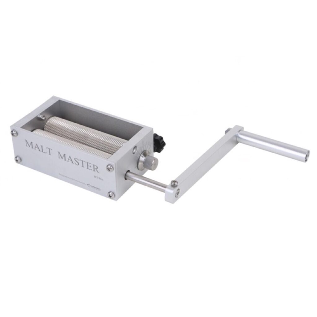 2 Rollers Malt Grinder Set with Metal Plate (Malt Master Gen II