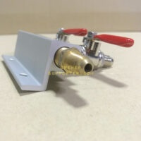 Gas manifold 2 lines 3/8" MFL thread_