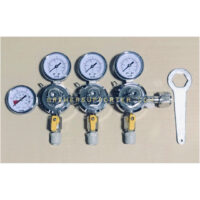 Primary Co2 regulator triple body regulator DMfit 3/8" outlet.