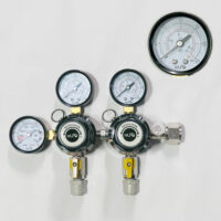 Primary Co2 regulator double body regulator DMfit 3/8" outlet.