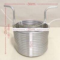 Jockey box coil 304 stainless steel double coils for picnic cooler jockey box.