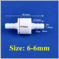 กันย้อน Pagoda hose check valve for 1/4" ID hose.