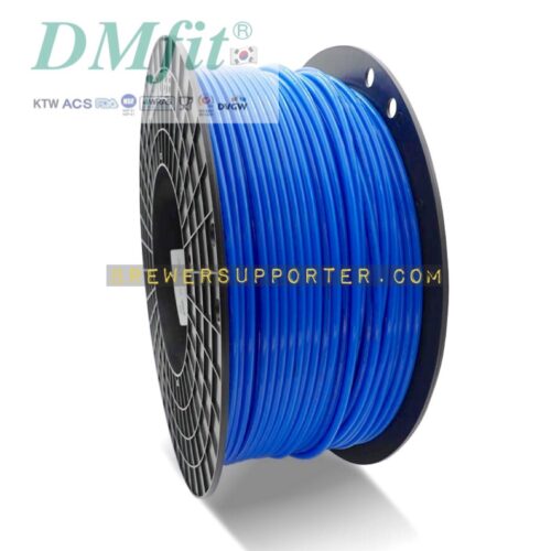 DM LLDPE tube blue.