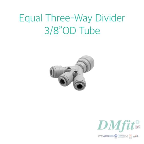 DMfit Equal Three-Way Divider 3/8″ OD