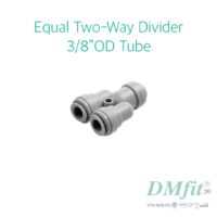 DMfit Equal Two-Way Divider Tube 3/8" OD