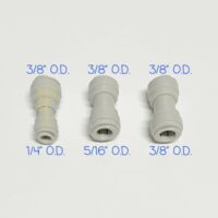 DMfit Straight Reducer 3/8" x 1/4".