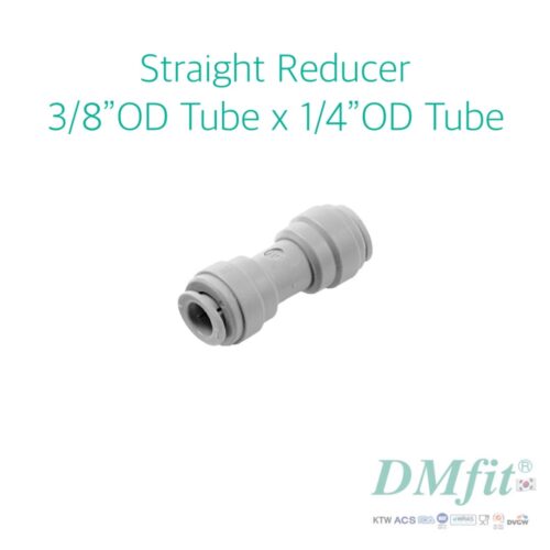 DMfit Straight Reducer 3/8" OD x 1/4" OD