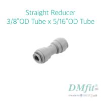 DMfit Straight Reducer 3/8" OD x 5/16" OD