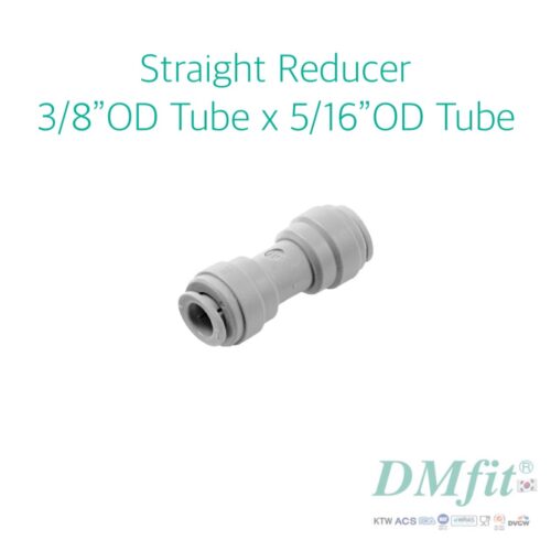 DMfit Straight Reducer 3/8" OD x 5/16" OD