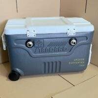 Jockey Box adjustable flow control taps 40L with 304 stainless steel coil 15mx2 grey.